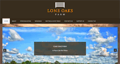 Desktop Screenshot of loneoaksfarm.com